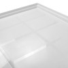 Transolid FL4832L-31 FL-Series Linear 48-in x 32-in Rectangular Alcove Shower Base with Left Hand Drain in White