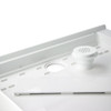 Transolid FL4832L-31 FL-Series Linear 48-in x 32-in Rectangular Alcove Shower Base with Left Hand Drain in White