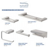 Transolid MSD16-BS Soap Dish, In Brushed Stainless