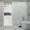 36-In X 36-In X 72-In 3-Piece Shower Wall Trimmable Kit, In White