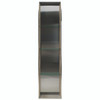 58.5-in Storage Pod, In Stainless Steel/Sand Mountain