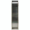 58.5-in Storage Pod, In Stainless Steel/Almond
