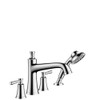 Hansgrohe 04777000 Joleena 4-Hole Roman Tub Set Trim with 1.75 GPM Handshower in Chrome Hansgrohe 04777000 Joleena 4-Hole Roman Tub Set Trim with 1.75 GPM Handshower in Chrome