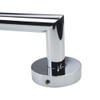 3-Piece Bathroom Accessory Kit Including a robe hook, a toilet paper holder, and a 24-in towel bar, in Polished Chrome