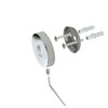 3-Piece Bathroom Accessory Kit Including a robe hook, a toilet paper holder, and a 24-in towel bar, in Polished Chrome