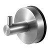 Transolid KA-CAR-4-BS 4-Piece Bathroom Accessory Kit Including a robe hook, a toilet paper holder, a towel ring, and a 24-in towel bar, in Brushed Stainless