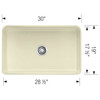 SINK 30X19 NHL SGL BWL 525011 BIS APRON FRONT CERANA