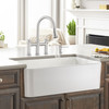 SINK 33X19 NHL SGL BWL 525012 WHITE APRON FRONT CERANA