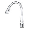 Grohe 30205002 Ladylux 1.75 GPM Touch Single-Handle Kitchen Faucet in StarLight Chrome Finish