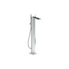Freestanding Tub Filler Trim with Handshower without Plate in Chrome