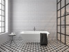 Transolid SMN6030 Milan 60in X 30in Freestanding Resin Stone Bathtub with Center Drain and Built-In Overflow
