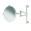 Pivoting Vanity Mirror on Slide Bar in Polished Nickel Pivoting Vanity Mirror on Slide Bar in Polished Nickel
