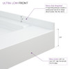 Transolid KCS-FLUN6032R-31 60-inx32-in Low Profile Shower Kit with Right Hand Drain, White