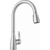 Undermount 32 in. Super Single Sink Kit including Pull-Down Faucet with 1.5 gpm and Decorative Basket Strainer