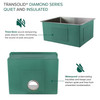 Transolid KKM-DUSB231810 Diamond Sink Kit with Single Bowl, Undermount Installation, Magnetic Accessories Kit, and Drain Kit