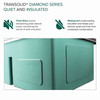 Transolid KKM-DUSB231810 Diamond Sink Kit with Single Bowl, Undermount Installation, Magnetic Accessories Kit, and Drain Kit