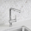 Blanco 526365 Linus Single-Lever Pull-Out Kitchen Faucet with 1.5 GPM in Polished Chrome