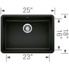 Blanco 442929 Precis ADA Single Bowl in Coal Black