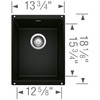 Blanco 442932 Precis Bar in Coal Black