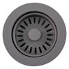 3.5-in Plastic Disposal Strainer in Grey
