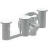 Triple Hook Robe Hook in Polished Nickel Triple Hook Robe Hook in Polished Nickel