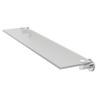 24in Glass Shelf in Polished Nickel 24in Glass Shelf in Polished Nickel