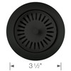 Blanco 240327 Color-Coordinated Metal Basket Strainer in Coal Black