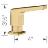 Blanco 442988 Rivana Soap Dispenser in Satin Gold