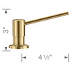Blanco 442989 Torre Soap Dispenser in Satin Gold