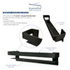 Transolid JGBS30-MB Transolid JGBS30-MB Jocelyn 30-in Grab Bar Shelf; Matte Black