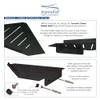 Transolid K-SS17-SSC-MB 3-Piece Shower Shelf Kit, Matte Black
