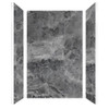 Transolid TWK603696-KI63G Titan 64-in x 39-in x 96-in Shower Wall Trimmable Kit, Maelstrom Grey (Glossy)