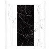 Transolid TWKE603696-SKI01GBKI03G Titan 60"x 36"x 96" Eco Shower Wall Trimmable Kit, White/Black Caruso