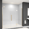 Transolid EHTF78247610C-T-CB Elizabeth 78-in W x 76-in H Hinged Shower Door in Champagne Bronze with Clear Glass