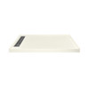 Transolid FSC6030L-02 60-in x 30-in Cast Solid Surface Shower Base With Left Hand Drain, Cameo