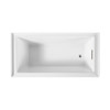 Transolid UATLN603220-R Unity 60-in x 32-in x 20-in Alcove Acrylic Bathtub With Right Hand Drain, White (Glossy)