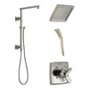 Delta KSH-T17064-62283-SS Ashlyn Square Emerge Shower Faucet Kit, Brushed Stainless