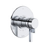 Rohl TLB23W1LMAPC Lombardia 1/2-in Thermostatic and Pressure Balance Trim with 3 Functions with Lever Handle, Polished Chrome