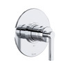 Rohl TLB51W1LMAPC Lombardia 1/2-in Pressure Balance Trim with Lever Handle, Polished Chrome