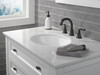 Delta 3533LF-BLMPU Kayra Two Handle Widespread Bathroom Faucet, Matte Black