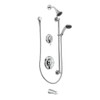 Moen T8343 Bath and Shower Faucet with Posi-Temp Pressure Balanced Trim in Chrome