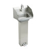 Elkay CHSP1716LRSC Commercial Stainless Steel Handwash Sink Package with Single Faucet Hole in Buffed Satin