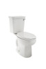 Two-Piece H2Optimum Siphonic Right Height Elongated 2-Piece Toilet Combo, in White