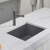 17.75-in x 23.5-in Granite 8.625-in Deep Kitchen Sink, in Cinder