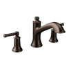 Moen T683ORB Oil Rubbed Bronze Two-Handle Roman Tub Faucet