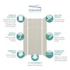 Transolid EWKX363696-46 Expressions 36" X 36" X 96" 6-Piece Shower Wall Trimmable Kit with Extension Kit, In Houndstooth