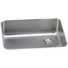 25-1/2" x 19-1/4" x 8" 18 Gauge Stainless Steel Single Bowl Undermount Kitchen Sink with Rear Right Perfect Drain in Lustrous Satin