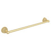 24-in Single Towel Bar in Satin Unlacquered Brass 24-in Single Towel Bar in Satin Unlacquered Brass