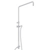 Riser with Diverter, Hose and Sliding Handshower Holder in Polished Chrome
