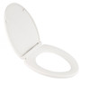 Elongated Closed Front Toilet Seat and Lid in White